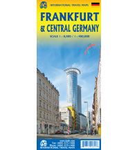 Straßenkarten Deutschland Frankfurt/Central Germany 1:8.000/1:400.000 ITMB