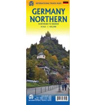 Straßenkarten Deutschland ITMB Travel Map - Germany North ITMB