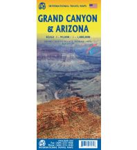 Road Maps North and Central America Grand Canyon & Arizona 1:90.000 / 1:1.000.000 ITMB