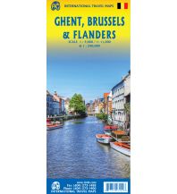 Straßenkarten Belgien Ghent / Brussels / Flanders 1:9.000/1:11.000/1:240.000 ITMB