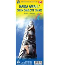Road Maps ITMB Travel Maps - Haida Gwaii / Queen Charlotte Islands & British Columbia Coast ITMB