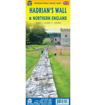 Road Maps United Kingdom Hadrian’s Wall. Northern England 1:130.000. 1:250.000 ITMB