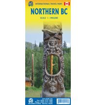 Road Maps North and Central America ITMB Straßenkarte Northern British Columbia 1:900.000 ITMB