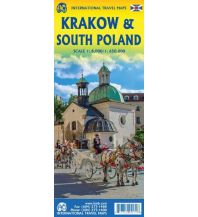 Straßenkarten Polen Krakow & South Poland 1:8.000/1:650.000 ITMB