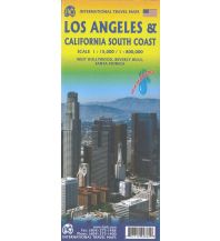 City Maps ITMB Travel Map Kalifornien - Los Angeles & Southern Califonia 1:15.000/1:1.000.000 ITMB