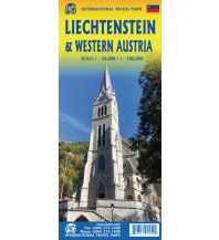 Straßenkarten Österreich Liechtenstein and Western Austria 1:26.000/1:380.000 ITMB