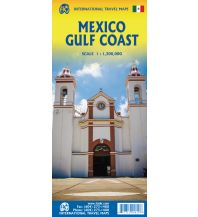 Straßenkarten Nord- und Mittelamerika Mexico Gulf Coast 1: 1.300.000 ITMB