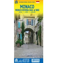 Road Maps France Monaco & French Riviera 1:4.000 / 1:600.000 ITMB