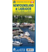Straßenkarten Nord- und Mittelamerika ITMB Straßenkarte Newfoundland and Labrador (Neufundland) 1:1.385.000/1:800.000 ITMB