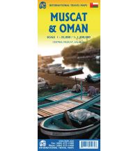 Straßenkarten Asien Muscat / Oman 1/25-1/1,3M. ITMB