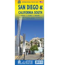 Straßenkarten Nord- und Mittelamerika San Diego & California South 1:15.000/1:900.000 ITMB