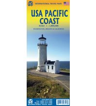 Straßenkarten Nord- und Mittelamerika USA Pacific Coast 1:1.000.000 ITMB