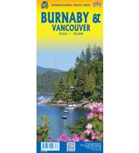 Straßenkarten Burnaby and Vancouver 1:20.000 ITMB