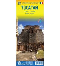 Straßenkarten Yucatan Peninsula Travel Reference Map ITMB