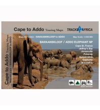 Straßenkarten Südafrika Tracks4Africa Strassenkarte Cape to Addo Touring Map SC7 & SC7 / Baviaanskloof to Addo 1:200.000 Tracks 4 Africa