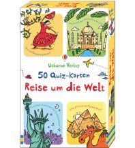 Kinderbücher und Spiele 50 Quiz-Karten: Reise um die Welt Usborne Verlag