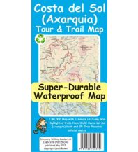 Hiking Maps Spain Discovery Tour & Trail Map Costa del Sol (Axarquia) 1:40.000 Discovery Walking Guides Ltd.