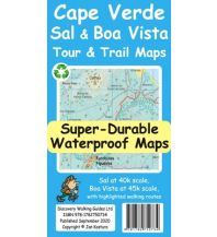 Hiking Maps Africa Discovery super-durable waterproof Map Cape Verde - Sal & Boa Vista 1:40.000 Discovery Walking Guides Ltd.