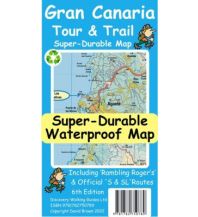 Wanderkarten Spanien Discovery Tour & Trail Map Gran Canaria 1:40.000 Discovery Walking Guides Ltd.