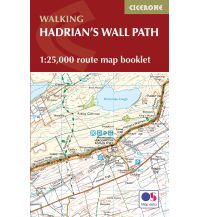 Wanderkarten England Cicerone Route Map Booklet – Walking Hadrian’s Wall Path 1:25.000 Cicerone