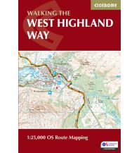 Weitwandern Walking the West Highland Way Route Map Booklet 1:25.000 Cicerone