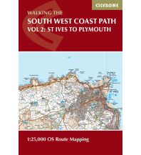 Weitwandern Cicerone Map Booklet Großbritannien - Walking the South West Coast Path, Band 2, 1:25.000 Cicerone