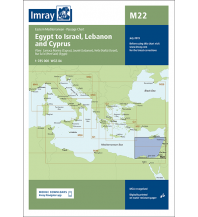 Nautical Charts Imray Seekarte M22 - Egypt to Israel, Lebanon and Cyprus 1:785.000 Imray, Laurie, Norie & Wilson Ltd.