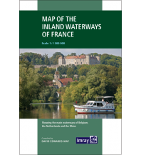 Revierführer Binnen Map of the Inland Waterways of France 1:1.500.000 Imray, Laurie, Norie & Wilson Ltd.