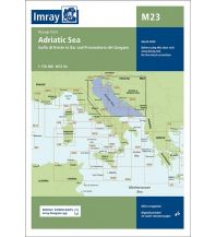 Nautical Charts Croatia and Adriatic Sea Imray Seekarte M23 - Adriatic Sea Passage Chart 1:750.000 Imray, Laurie, Norie & Wilson Ltd.