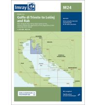 Nautical Charts Croatia and Adriatic Sea Imray Seekarte M24 - Golfo di Trieste to Lošinj and Rab 1:220.000 Imray, Laurie, Norie & Wilson Ltd.