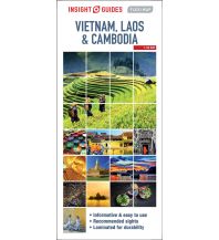 Road Maps Insight Flexi Map - Vietnam, Cambodia and Laos Apa Publications