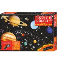 Travel with Children MINT - Wissen gewinnt! Puzzle & Buch: Unser Sonnensystem Usborne Verlag