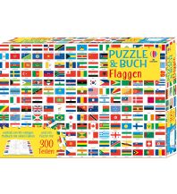Children's Books and Games Puzzle & Buch: Flaggen Usborne Verlag