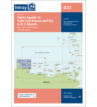 Imray Seekarten Karibik Imray Seekarte D23 - Punta Aguide to Cabo San Roman and the A, B, C Islands 1.255.400 Imray, Laurie, Norie & Wilson Ltd.