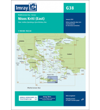 Seekarten Imray Seekarte G38, Nísos Kríti East/Ostkreta 1:190.000 Imray, Laurie, Norie & Wilson Ltd.