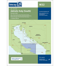 Nautical Charts Italy Imray Seekarte M32 - Adriatic Italy (South) 1:325.000 Imray, Laurie, Norie & Wilson Ltd.