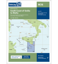 Seekarten Italien Imray Seekarte M36 - South Coast of Sicilia to Malta 1:100.000 Imray, Laurie, Norie & Wilson Ltd.