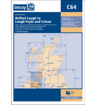 Nautical Charts Imray Seekarte C64 - North Channel 1:160.000 Imray, Laurie, Norie & Wilson Ltd.
