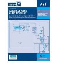 Nautical Charts Imray Seekarte A24 - Anguilla, St Martin and St Barthelemy 1:100.000 Imray, Laurie, Norie & Wilson Ltd.
