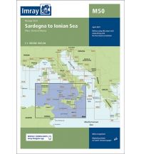 Nautical Charts Italy Imray Seekarte Italien M50 - Sardegna to Ionian Sea 1:1.000.000 Imray, Laurie, Norie & Wilson Ltd.