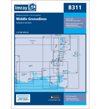 Nautical Charts Imray Seekarte B311 - Middle Grenadines 1:32.500 Imray, Laurie, Norie & Wilson Ltd.