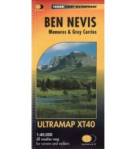 Wanderkarten Schottland Harvey Maps Ultramap XT40 Großbritannien - Ben Nevis 1:40.000 Harvey Map