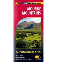Hiking Maps Ireland Superwalker Map XT25, Mourne Mountains 1:25.000 Harvey Map
