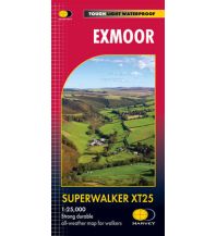Hiking Maps Scotland Superwalker Map XT25, Exmoor 1:25.000 Harvey Map