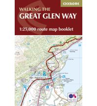 Weitwandern Cicerone Map Booklet Schottland - Walking the Great Glen Way 1:25.000 Cicerone