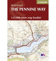 Hiking Maps England Cicerone Route Map Booklet Großbritannien - Walking the Pennine Way 1:25.000 Cicerone