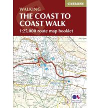 Hiking Guides Cicerone Map Booklet Großbritannien - Walking the Coast to Coast Walk 1:25.000 Cicerone