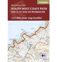 Long Distance Hiking Cicerone Map Booklet Großbritannien - Walking the South West Coast Path, Band 2, 1:25.000 Cicerone