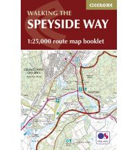 Wanderkarten Cicerone Map Booklet Großbritannien - Walking the Speyside Way 1:25.000 Cicerone