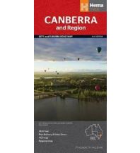 Straßenkarten Australien - Ozeanien Hema City Handy Map Australien - Canberra & Region 1:20.000 / 1:850:000 Hema Maps